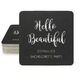 Hello Beautiful Square Coasters Image 4 of 4
